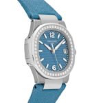 Patek Philippe Nautilus 7010G-013 'Ladies' White Gold Blue Dial Diamond Bezel (2025) - Image 4