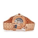 Audemars Piguet Royal Oak 15412OR.ZZ.1220OR.01 Double Balance Wheel Openworked Rose Gold Baguette Bezel (2021) - Image 3
