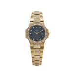 Patek Philippe Nautilus 4700/5 Yellow Gold Blue Diamond Dial