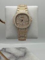 Patek Philippe Nautilus 7118/1450R-001 Rose Gold Diamond Set - Image 4