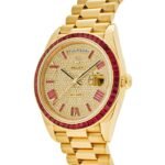 Rolex Day-Date 40 228398TRU Yellow Gold Roman Dial Ruby Bezel - Image 4