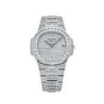 Patek Philippe Nautilus 5719/10G-010 White Gold Diamond Set (2019)