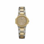 Patek Philippe Nautilus 4700/51 'Ladies' Stainless Steel Yellow Gold Champagne Dial Quartz