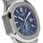 Patek Philippe Nautilus 5976/1G-001 '40th Anniversary' Chronograph White Gold Blue Diamond Dial Limited Edition - Image 2