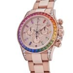 Rolex Daytona 116595RBOW 'Rainbow' Rose Gold Pave Diamond Dial Sapphire Bezel (2022) - Image 3