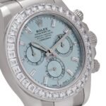 Rolex Daytona 126576TBR Platinum Ice Blue Diamond Dial Diamond Bezel - Image 4