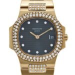 Patek Philippe Nautilus 4700/5 Yellow Gold Blue Diamond Dial - Image 4