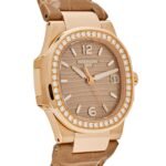 Patek Philippe Nautilus 7010R-012 'Ladies' Quartz Rose Gold Diamond Bezel - Image 3