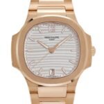 Patek Philippe Nautilus 7118/1R-001 'Ladies' Rose Gold Silvery Opaline Dial - Image 2