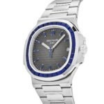 Patek Philippe Nautilus 5711/111P-001 Platinum Blue Sapphire - Image 3