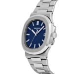 Patek Philippe Nautilus 5711/1P-001 40th Anniversary Platinum Blue Diamond Baguette Dial Limited Edition - Image 2
