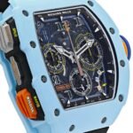 Richard Mille RM 65-01 Automatic Winding Split-Seconds Chronograph Pastel Blue Quartz TPT - Image 2