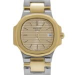Patek Philippe Nautilus 4700/51 'Ladies' Stainless Steel Yellow Gold Champagne Dial Quartz - Image 3