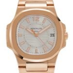 Patek Philippe Nautilus 7011/1R-001 'Ladies' Rose Gold Silver Dial (2010) - Image 2