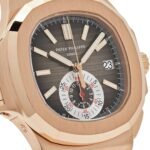 Patek Philippe Nautilus 5980R-001 Chronograph Rose Gold Brown Dial - Image 3