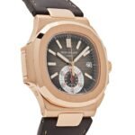 Patek Philippe Nautilus 5980R-001 Chronograph Rose Gold Brown Dial - Image 2