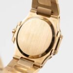 Patek Philippe Nautilus 4700/5 Yellow Gold Blue Diamond Dial - Image 2