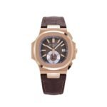 Patek Philippe Nautilus 5980R-001 Chronograph Rose Gold Brown Dial (2020)