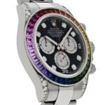Rolex Daytona 116599RBOW 'Rainbow' White Gold Black Dial Sapphire Bezel - Image 2