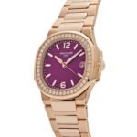 Patek Philippe Nautilus 7010/1R-013 'Ladies' Quartz Rose Gold Purple Diamond Bezel (2025) - Image 2