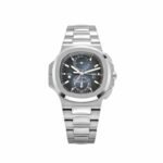 Patek Philippe Nautilus 5990/1A-011 'Travel Time' Flyback Chronograph Stainless Steel Blue Dial (2023)