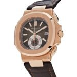 Patek Philippe Nautilus 5980R-001 Chronograph Rose Gold Brown Dial (2016) - Image 4