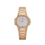 Patek Philippe Nautilus 7118/1200R-001 'Ladies' Rose Gold Silver Dial Diamond Bezel (2026)