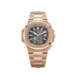 Patek Philippe Nautilus 5980/1R-001 Chronograph Date Rose Gold Black Dial (2022)
