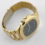 Patek Philippe Nautilus 3700/11 Vintage Yellow Gold Black Ribbed Dial (1983) - Image 3