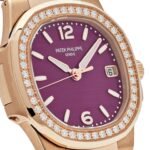 Patek Philippe Nautilus 7010R-013 'Ladies' Rose Gold Purple Dial Diamond Bezel - Image 3