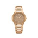 Patek Philippe Nautilus 7118/1R-010 'Ladies' Rose Gold Champagne Golden Dial (2021)