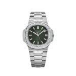 Patek Philippe Nautilus 5711/1300A Stainless Steel Green Dial Diamond Bezel
