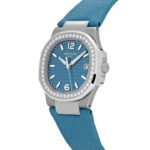 Patek Philippe Nautilus 7010G-013 'Ladies' White Gold Blue Dial Diamond Bezel - Image 3
