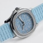 Patek Philippe Aquanaut Luce 5067A-017 'Ladies' Stainless Steel Blue Dial Diamond Bezel - Image 3