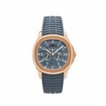Patek Philippe Aquanaut Luce 5261R-001 Annual Calendar Moon Phases Rose Gold Blue-Gray Dial