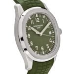 Patek Philippe Aquanaut 5168G-010 'Jumbo' White Gold Khaki Green - Image 2