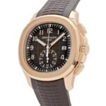 Patek Philippe Aquanaut 5968R-001 Chronograph Rose Gold Brown Dial - Image 2