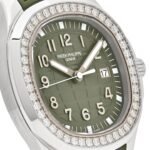 Patek Philippe Aquanaut Luce 5267/200A-011 Stainless Steel Green Dial Diamond Bezel - Image 3