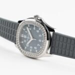 Patek Philippe Aquanaut Luce 5067A-025 'Ladies' Stainless Steel Misty Blue Dial Diamond Bezel - Image 3