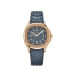 Patek Philippe Aquanaut 5269R-001 'Travel Time' Quartz Rose Gold Blue Dial