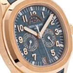 Patek Philippe Aquanaut Luce 5261R-001 Annual Calendar Moon Phases Rose Gold Blue-Gray Dial - Image 2